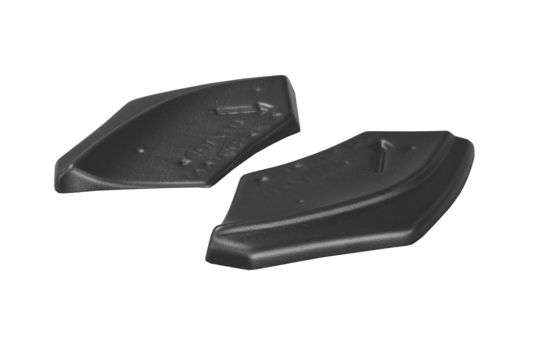 Maxton Design ABS Diffusor Seiten Eerwiterungen Flaps für Volkswagen Scirocco MK3 R R-Line Facelift schwarz hochglanz (9) 