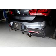 3DDesign Carbon Diffuser (2 fins) fitting for BMW F20 LCI M-Sports