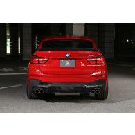 3Ddesign carbon diffuser fitting for BMW X4 F26 with M-Tech