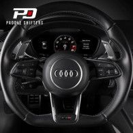 Leyo Audi S Tronic Billet Paddle Shift Extension (Black)(v4)