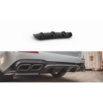 Maxtondesign Diffusor für Mercedes Benz E-Klasse S213 E63 AMG Kombi schwarz hochglanz