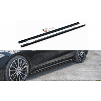Maxtondesign Seitenschweller für Mercedes Benz CLS-Klasse C257 AMG-Paket schwarz hochglanz