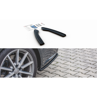 Maxtondesign Diffusor Erweiterung li/re für Audi A6|S6 C7 S-Line Facelift schwarz hochglanz