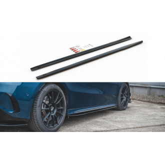 Maxtondesign Seitenschweller für Mercedes Benz A-Klasse W177 A35 AMG schwarz hochglanz