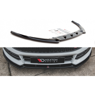 Maxtondesign Frontlippe V.5 für Ford Focus MK3 ST Facelift schwarz hochglanz