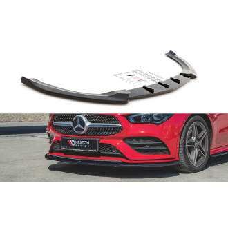 Maxtondesign Frontlippe für Mercedes Benz CLA-Klasse C118 AMG-Paket schwarz hochglanz