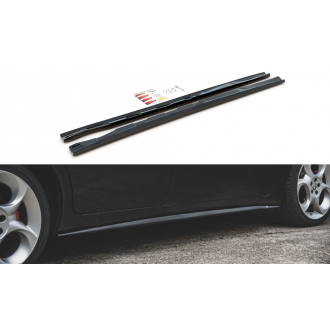 Maxtondesign Seitenschweller für Alfa Romeo 156 Facelift schwarz hochglanz