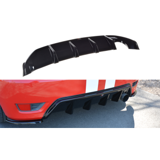 Maxtondesign Diffusor für Ford Fiesta MK6 ST schwarz hochglanz