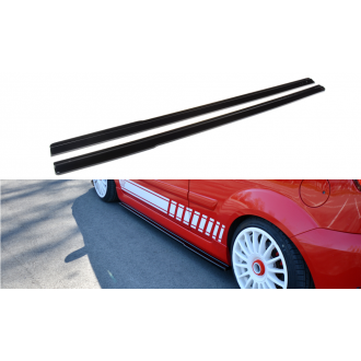 Maxtondesign Seitenschweller für Ford Fiesta MK6 ST schwarz hochglanz