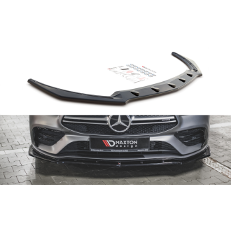Maxtondesign Frontlippe für Mercedes Benz CLA-Klasse C118 A35 AMG schwarz hochglanz