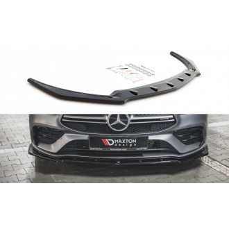 Maxtondesign Frontlippe für Mercedes Benz CLA-Klasse C118 A35 AMG schwarz hochglanz