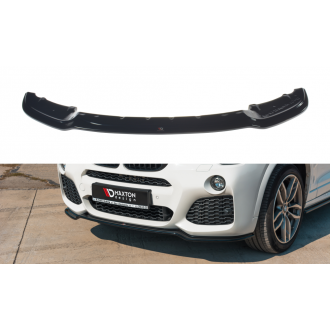 Maxtondesign Frontlippe für BMW X3 F25 M-Paket Facelift schwarz hochglanz