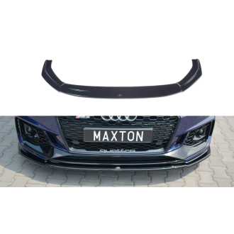 Maxtondesign Frontlippe für Audi RS4 B9 schwarz hochglanz