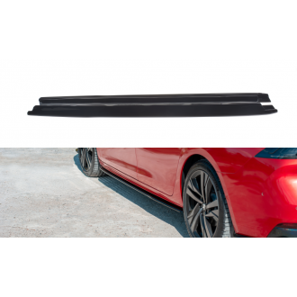 Maxtondesign Seitenschweller für Peugeot 508 MK2 schwarz hochglanz