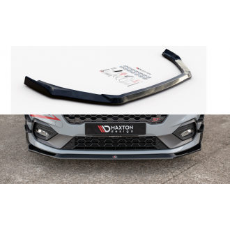 Maxtondesign Frontlippe V.5 für Ford Fiesta MK8 ST|ST-Line schwarz hochglanz