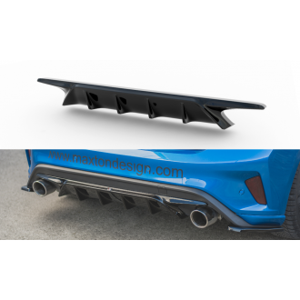 Maxtondesign Diffusor für Ford Focus MK3 ST schwarz hochglanz