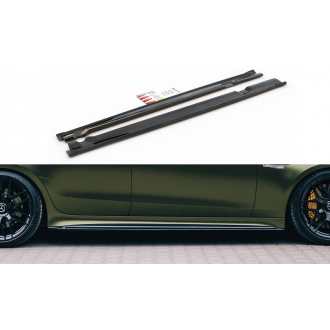 Maxtondesign Seitenschweller für Mercedes Benz GT-Klasse X290 GT63S 4-Tür Coupe schwarz hochglanz