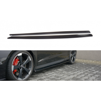 Maxtondesign Seitenschweller für Audi RS3 8V.2 Facelift schwarz hochglanz