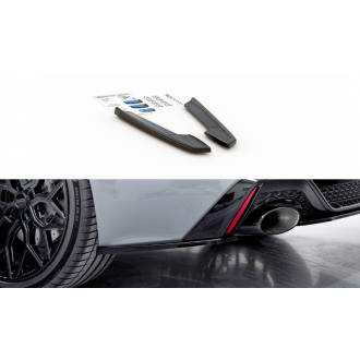 Maxtondesign Diffusor Erweiterung li/re für Audi RS6 C8 schwarz hochglanz