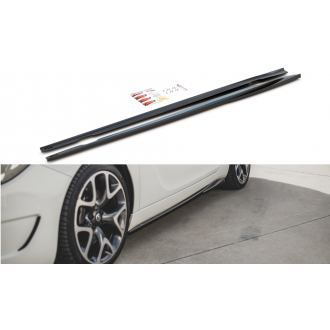 Maxtondesign Seitenschweller für Opel Insignia MK1 OPC Facelift schwarz hochglanz