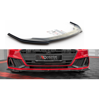 Maxtondesign Frontlippe V.1 für Audi A7 C8 S-Line schwarz hochglanz