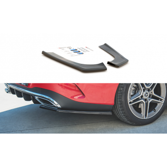 Maxtondesign Diffusor Erweiterung li/re für Mercedes Benz CLA-Klasse C118 AMG-Paket schwarz hochglanz