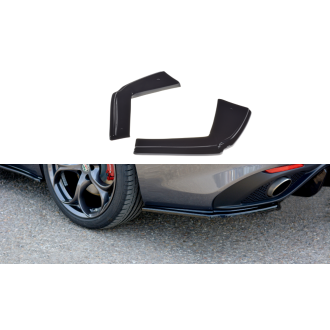 Maxtondesign Diffusor Erweiterung li/re für Alfa Romeo Giulia Veloce schwarz hochglanz