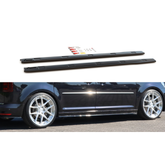 Maxtondesign Seitenschweller für Volkswagen Caddy MK4 schwarz hochglanz