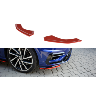 Maxtondesign Frontlippe V.8 für Volkswagen Golf MK7|Golf 7 R Facelift schwarz hochglanz