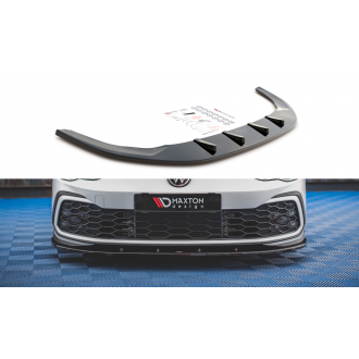 Maxtondesign Frontlippe für Volkswagen Golf MK8|Golf 8 GTI schwarz hochglanz