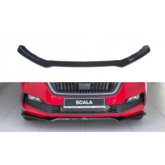 Maxtondesign Frontlippe für Skoda Scala schwarz hochglanz