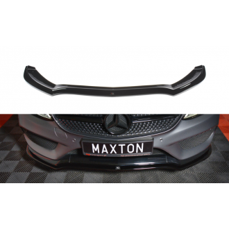 Maxtondesign Frontlippe V.1 für Mercedes Benz C-Klasse C205 AMG-Paket Coupe schwarz hochglanz