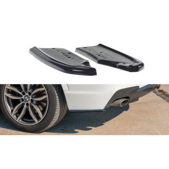 Maxtondesign Diffusor Erweiterung li/re für BMW X3 F25 M-Paket Facelift schwarz hochglanz
