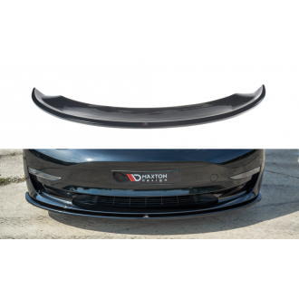Maxtondesign Frontlippe für Tesla Model 3 schwarz hochglanz