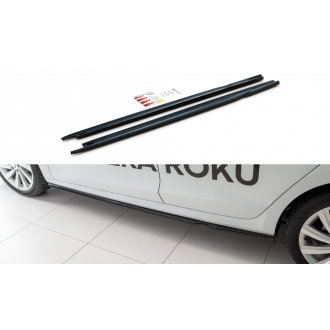 Maxtondesign Seitenschweller für Skoda Octavia MK4 schwarz hochglanz