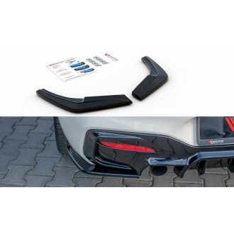 Maxtondesign Diffusor Erweiterung li/re für BMW 1er F20 M-Paket Facelift schwarz hochglanz