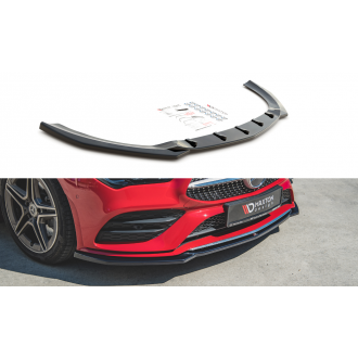 Maxtondesign Frontlippe V.1 für Mercedes Benz CLA-Klasse C118 AMG-Paket schwarz hochglanz