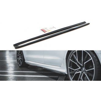Maxtondesign Seitenschweller für Audi RS6 C7 schwarz hochglanz
