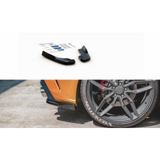 Maxtondesign Diffusor Erweiterung li/re V.3 für Ford Focus MK4 ST schwarz hochglanz