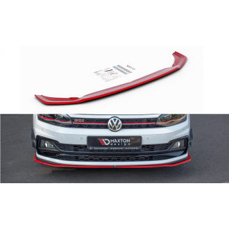 Maxtondesign Frontlippe für Volkswagen Polo MK6 GTI schwarz hochglanz