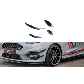 Maxtondesign Canards für Ford Fiesta MK8 ST|ST-Line schwarz
