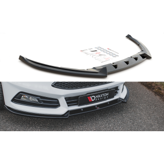 Maxtondesign Frontlippe V.4 für Ford Focus MK3 ST Facelift schwarz hochglanz