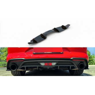 Maxtondesign Diffusor für Ford Mustang MK6 Facelift schwarz hochglanz