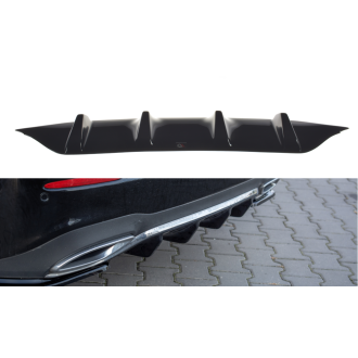 Maxtondesign Diffusor für Mercedes Benz E-Klasse W213 E43 AMG|AMG-Line Limousine schwarz hochglanz