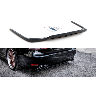 Maxtondesign Diffusor Mit Balken für Lexus LS MK4 Facelift schwarz hochglanz