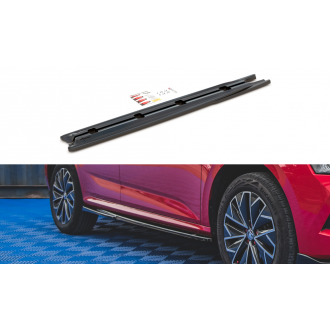 Maxtondesign Seitenschweller für Skoda Kamiq schwarz hochglanz