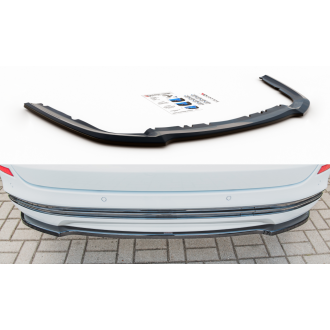 Maxtondesign Diffusor für Ford Mondeo MK5 Kombi Facelift schwarz hochglanz