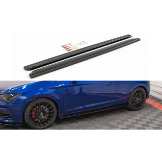 Maxtondesign Seitenschweller für SEAT Leon MK3 Cupra|FR Facelift schwarz hochglanz