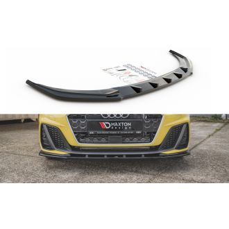 Maxtondesign Frontlippe V.1 für Audi A1 GB S-Line schwarz hochglanz