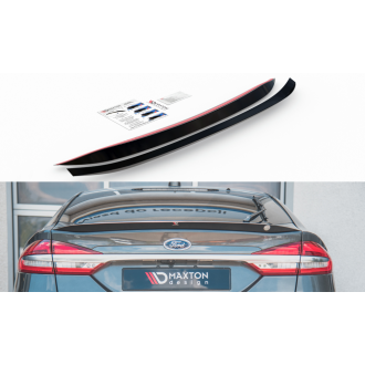 Maxtondesign Spoiler für Ford Mondeo MK5 Facelift schwarz hochglanz